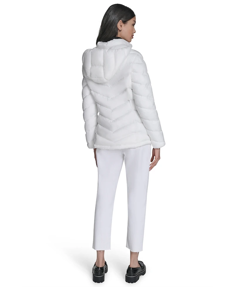 Charter Club Women's Packable Hooded Puffer Coat