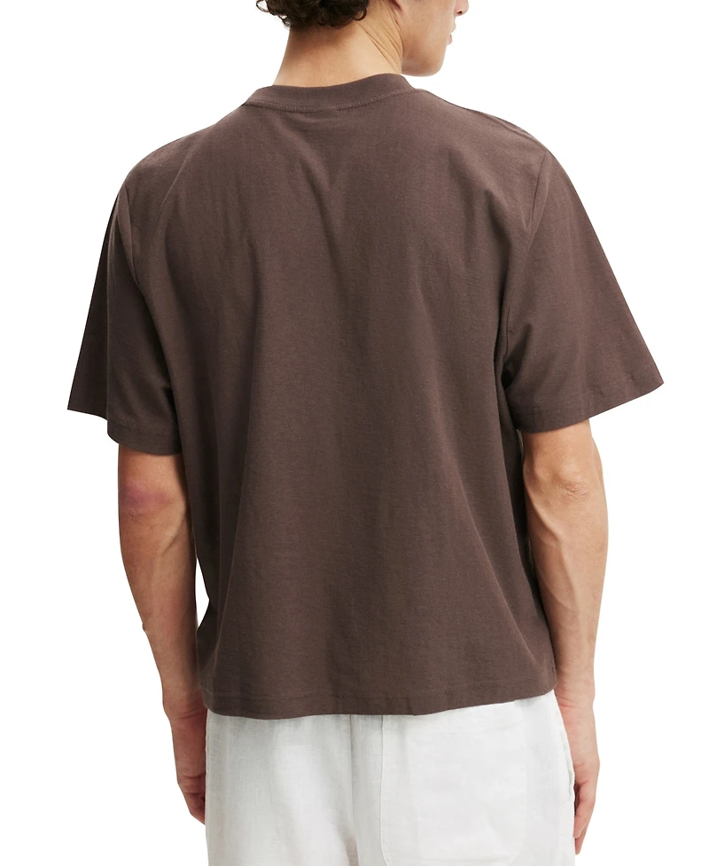 Cotton On Men's Cropped Fit Graphic Short Sleeve T-Shirt