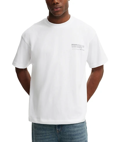 Cotton On Men's Box Fit Text T-Shirt