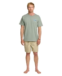 Quiksilver Men's Brushwork Short Sleeve T-Shirt