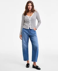 On 34th Women's Ribbed Striped Cardigan, Macy's Exclusive