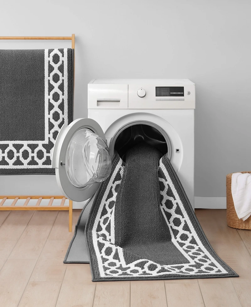 Jean Pierre New York Christine Trellis Border Tufted 2-Pc. Runner Set