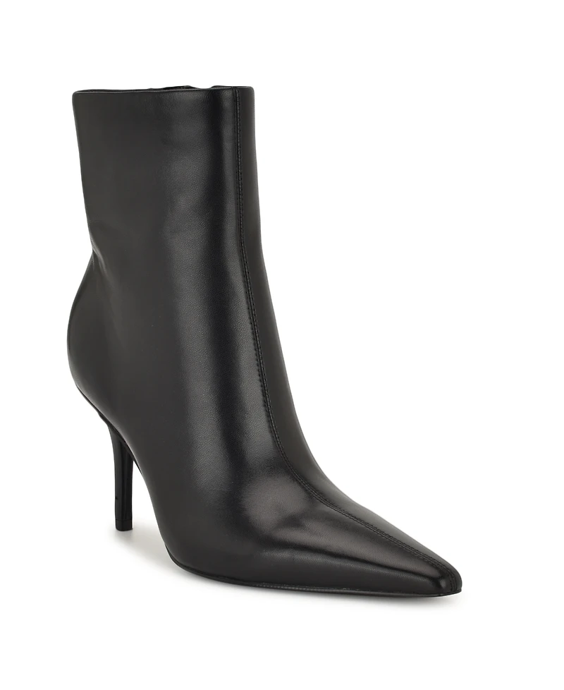 Nine West Women's Ohmy Pointy Snip Toe Stiletto Booties