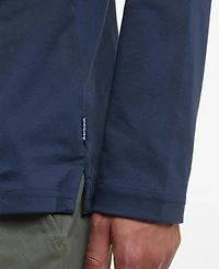 Barbour Men's Tailored Fit Premium Corpatch Long Sleeve Polo Shirt