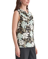 Kasper Women's Cowlneck Sleeveless Top