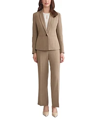 Kasper Women's One Button Notched Collar Blazer