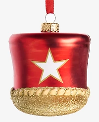 Macy's Thanksgiving Day Parade 2025 Glass Hat Ornament, Macy's Exclusive