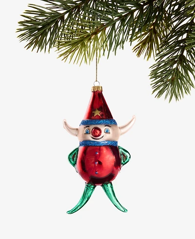 Macy's Thanksgiving Day Parade 2025 Glass Elf Ornament, Macy's Exclusive