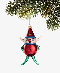 Macy's Thanksgiving Day Parade 2025 Glass Elf Ornament, Macy's Exclusive