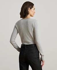 Lauren Ralph Women's Cotton-Blend Sweater