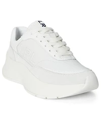 Lauren Ralph Women's Franky Tumbled Leather Sneaker