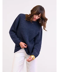 Celtic & Co. Women's Alpaca Cotton Slouch Sweater