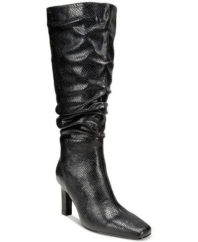 Smash Shoes Women's Fallon Knee High Slouch Dress Boots - Extended Sizes Available