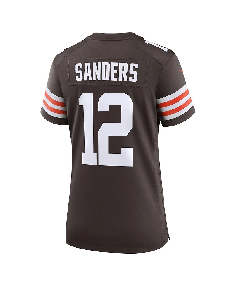 Nike Women's Shedeur Sanders Brown Cleveland Browns 2025 Nfl Draft Game Jersey