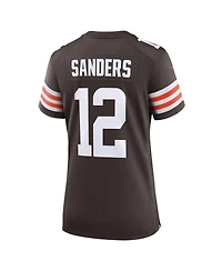 Nike Women's Shedeur Sanders Brown Cleveland Browns 2025 Nfl Draft Game Jersey