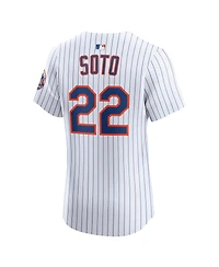 Nike Men's Juan Soto White New York Mets Home Elite Jersey