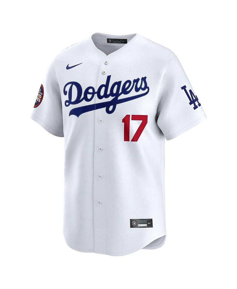 Nike Men's Shohei Ohtani White Los Angeles Dodgers 2025 Mlb World Tour: Tokyo Series Home Limited Player Jersey