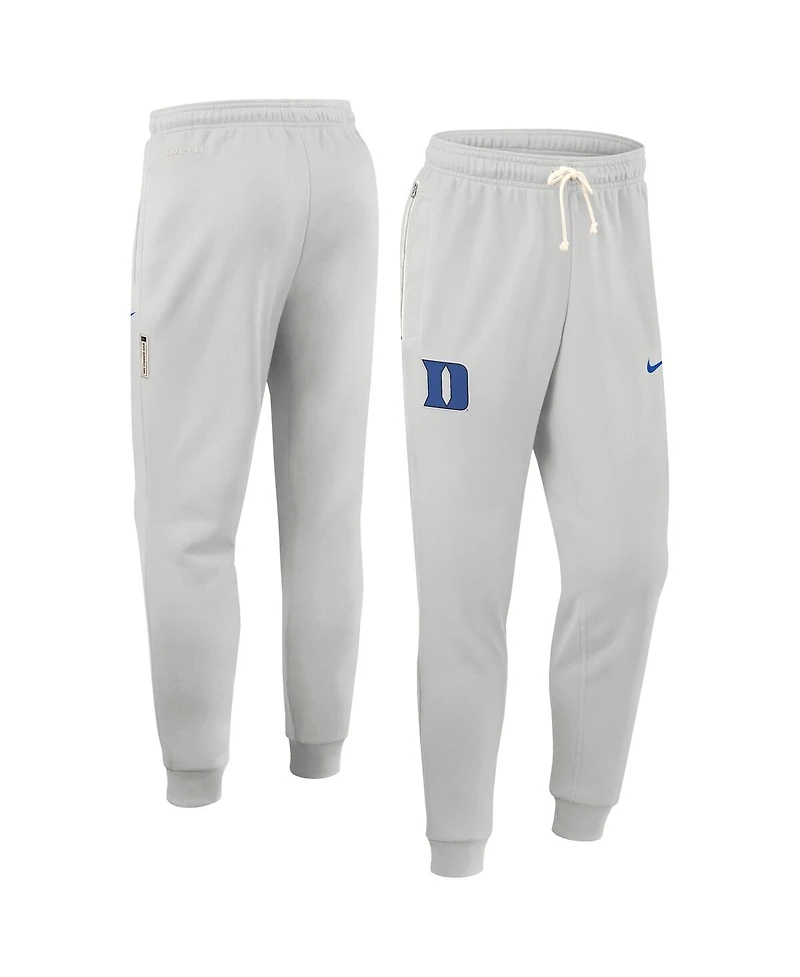 Nike Men's Gray Duke Blue Devils 2025 Sideline Performance Taper Pants