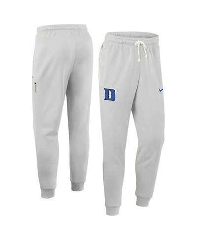 Nike Men's Gray Duke Blue Devils 2025 Sideline Performance Taper Pants
