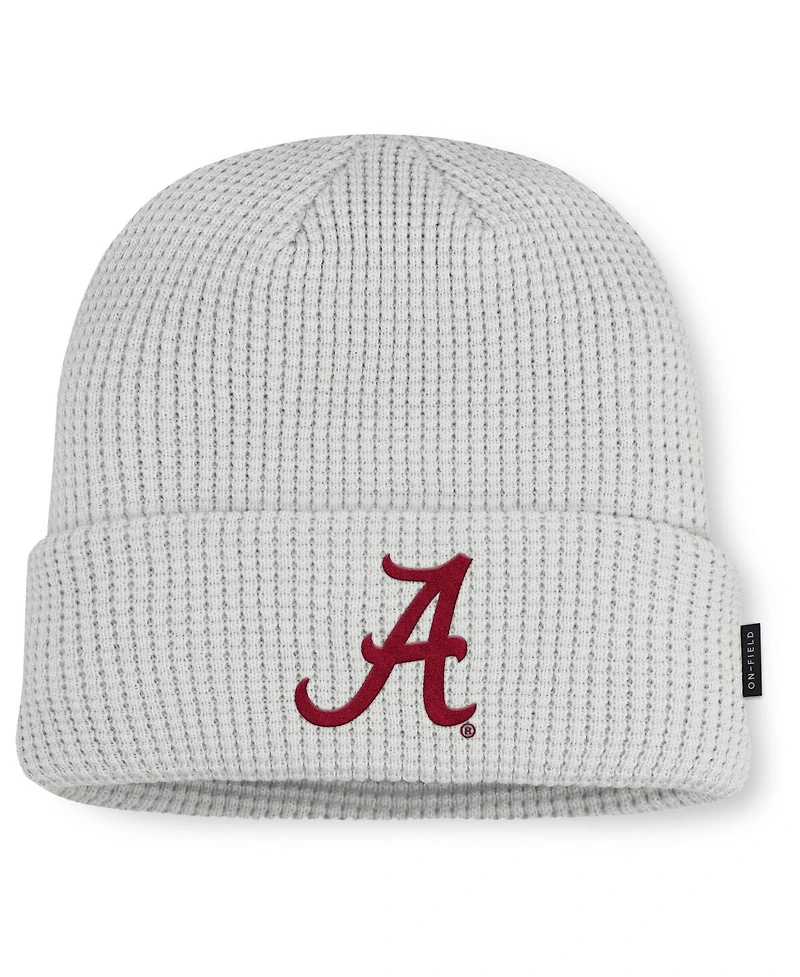Nike Men's Gray Alabama Crimson Tide 2025 On-Field Utility Cuffed Knit Hat