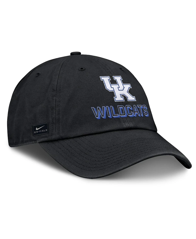 Nike Men's Black Kentucky Wildcats 2025 On-Field Club Adjustable Hat