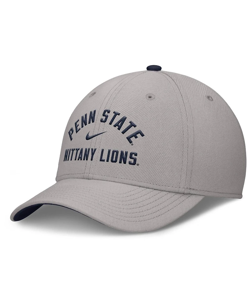 Nike Men's Gray Penn State Nittany Lions Rise Prep Performance Flex Hat