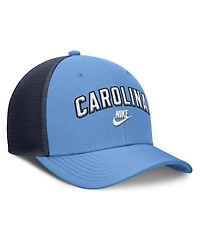 Nike Men's Carolina Blue/Navy North Carolina Tar Heels Legacy Arch Rise Performance Trucker Adjustable Hat