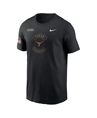 Nike Men's Black Texas Longhorns 2025 Military Appreciation Performance T-Shirt