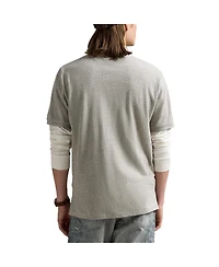 Polo Ralph Lauren Men's Heather Gray Yankees Polo Shirt