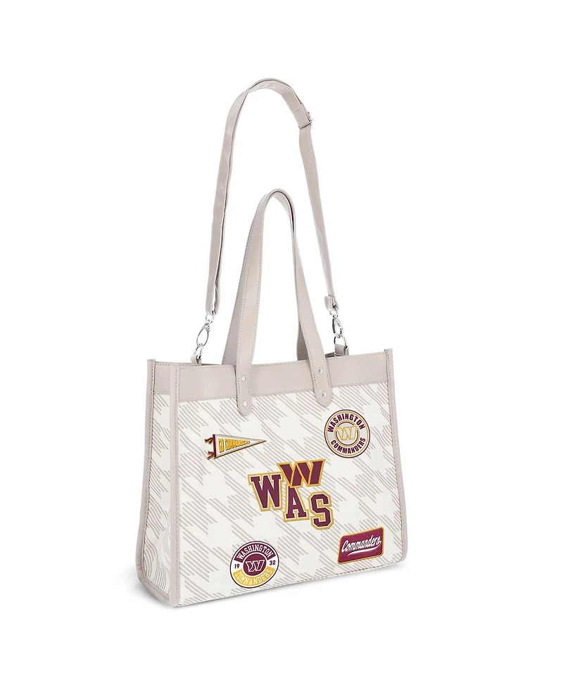 Wear by Erin Andrews Washington Commanders Patch Printed Tote Bag