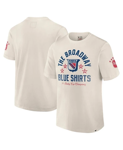 Fanatics Men's White New York Rangers Decades Collection Timeless T-Shirt