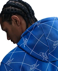 Nike Men's Sportswear Club Fleece Pullover Printed Hoodie