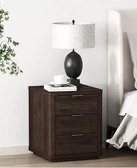 Manhattan Comfort Evelyn 20" 3-Drawer Nightstand