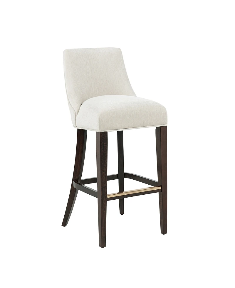 Manhattan Comfort Beever 43.7" Chenille Upholstered Barstool