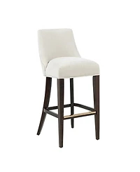 Manhattan Comfort Beever 43.7" Chenille Upholstered Barstool