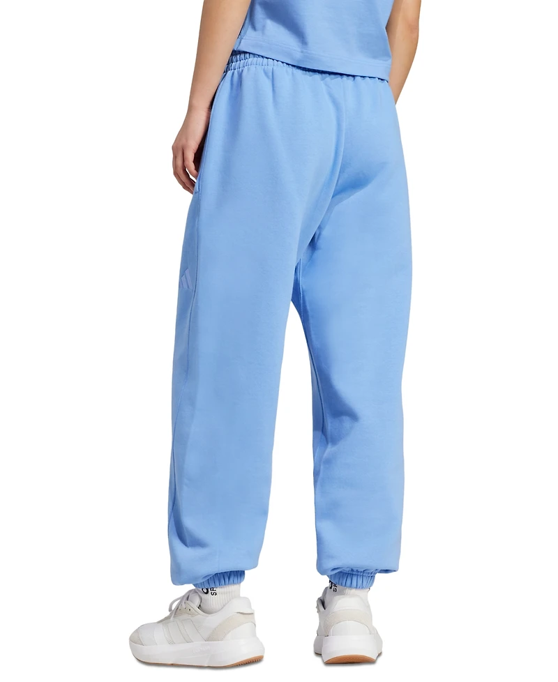 adidas Women's All Szn Fleece Elastic Waistband Pants