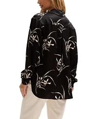 Lily and Lionel London Women's Lillibet Large Floral Print Shirt