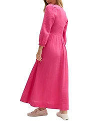 Lily and Lionel London Women's Paulina Shirred Bodice Maxi Dress