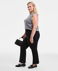 On 34th Women's Solid Ponte Mid-Rise Ankle Pants, Exclusively at Macy's