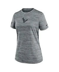 Nike Women's Gray Houston Texans Sideline Velocity Performance T-Shirt