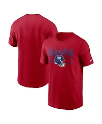 Nike Men's Red New York Giants Primetime Helmet Essential T-Shirt