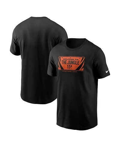 Nike Men's Black Cincinnati Bengals Primetime Local Essential T-Shirt