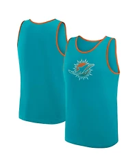 Logo Athletic Men's Aqua Miami Dolphins Unmatched Success Tank Top