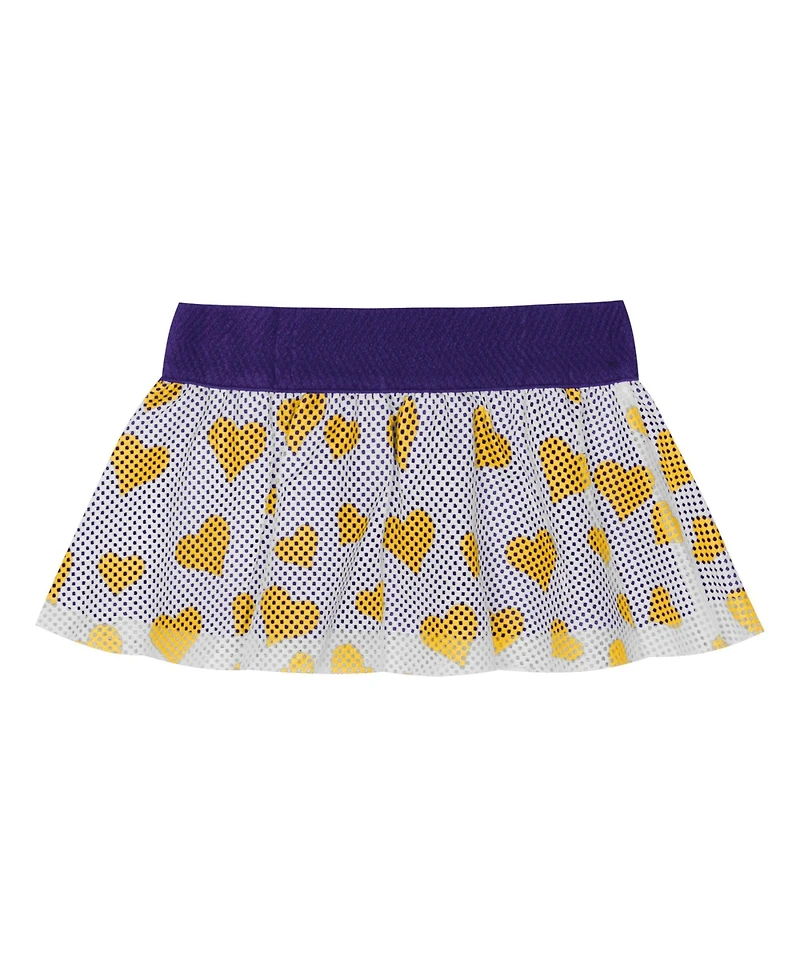 Outerstuff Baby Boys and Girls 2-Piece Minnesota Vikings Love My Team Bodysuit and Skirt Set