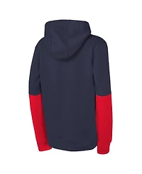 Nike Big Boys and Girls Navy New England Patriots Club Pullover Hoodie