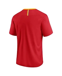 Fanatics Men's Red Kansas City Chiefs Defender Fade Slant T-Shirt