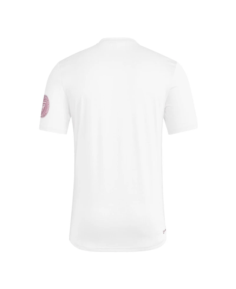 Adidas Men's White Inter Miami Cf 2025 Archive Collection T-Shirt