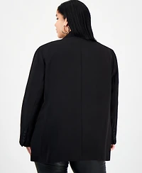 Bar Iii Trendy Plus Boyfriend Blazer, Macy's Exclusive