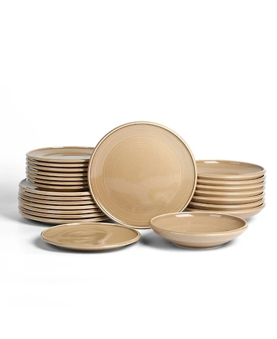 Earth & Clay Harmony 24 Pc. Dinnerware Set, Service for 8