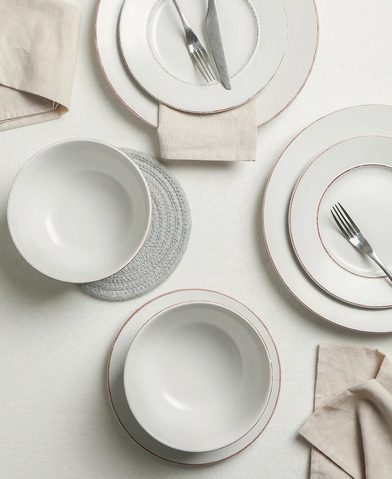 Earth & Clay Hazel 24 Pc. Dinnerware Set, Service for 8